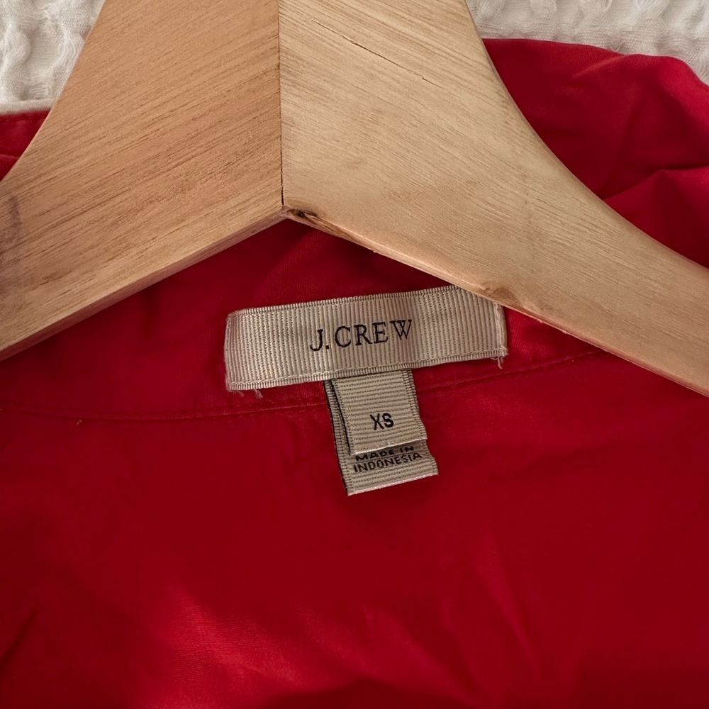 J crew End-on-end cotton nightshirt-Red - Picture 6 of 7